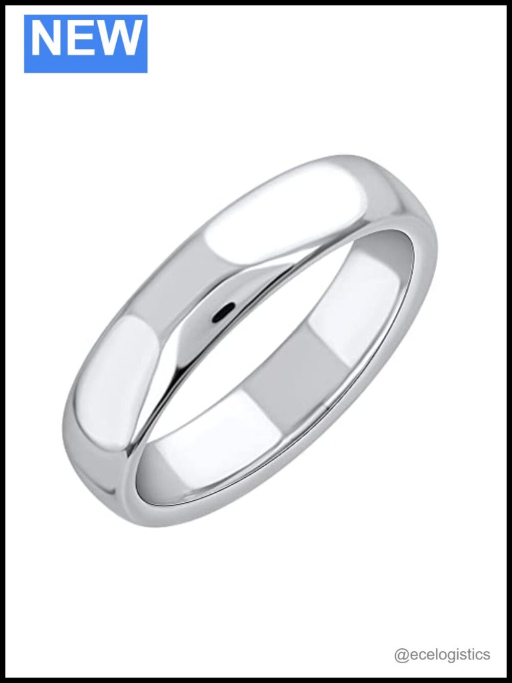 950 Platinum 6mm Plain Wedding Band